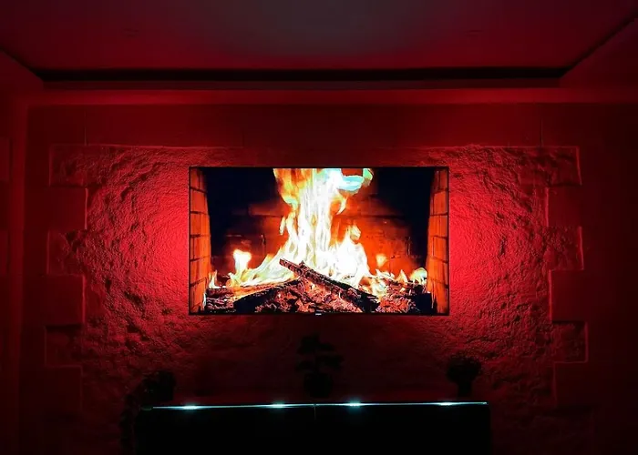 Appartement Chaleureux, Massage, Cine, Bain *